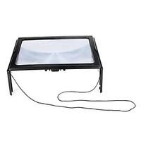 ultrathin a4 full page large pvc magnifier 3x foldable magnifying glas ...