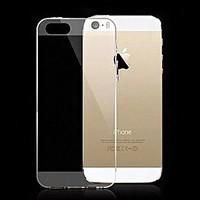 Ultrathin Transparent Silicone Back Case for iPhone 5/5S (Assorted Color)