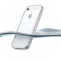 Ultrathin Transparent Silicone Back Case for iPhone 4/4S (Assorted Color)
