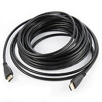 Ultra-Thin 24K Gold Plated HDMI 1.4 Male to Male Connection Cable (10m-Length)