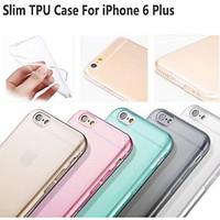 Ultra Thin Style Soft Flexible Transparent TPU Case for iPhone 6S Plus/6 Plus 5.5\