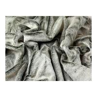 Ultra Soft Luxury Fur Dress Fabric Grey