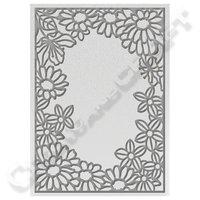 Ultimate Crafts L\'aquarelle Embossing Folder 5x7 - Flowering Frame 400379