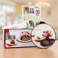 Ultimate Cake Bundle - Includes Fold N Store, Fill N Flip Round, Slice N Easy, Prima Makes - The Joy of Baking Fabulous Recipes 405876