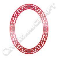 Ultimate Crafts Let Every Day Be Christmas - Ornate Christmas Frame Hot Foil Stamp 407381