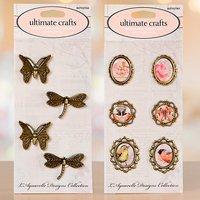 Ultimate Crafts L\'aquarelle Metal Charms and Trinkets 407724