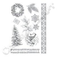 ultimate crafts let every day be christmas silent night 5 x 7 stamp se ...