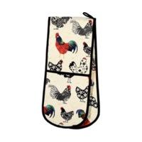 ulster weavers rooster double oven glove