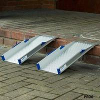 Ultralight Rigid Channel Wheelchair Kerb Ramp 550mm long