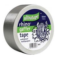 Ultratape 50mm X 10m Rhino Gaffer Cloth Tapes - Silver