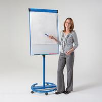 Ultimate Mobile Flipchart Easel Blue