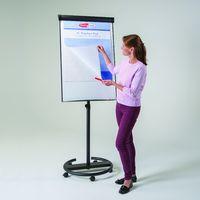 ultimate mobile flipchart easel black