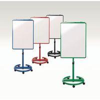 ultimate mobile flip chart easel red