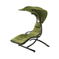 Ultimate Luxury Helicopter Swing Chair, Green, Steel