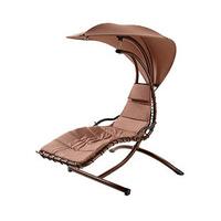 Ultimate Luxury Helicopter Swing Chair, Taupe, Steel
