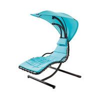 Ultimate Luxury Helicopter Swing Chair, Turquoise, Steel