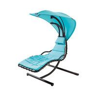 ultimate luxury helicopter swing chair turquoise steel