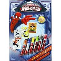 ultimate spiderman colour fun felt tip markers 6