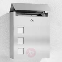 ulani noble letterbox made of stainless steel