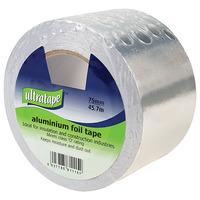 ultratape 08061004530y rhino aluminium foil tape 30mic 100mm x 457m