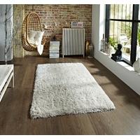 Ultra Soft Polyester Heavyweight Cream Shaggy Rug - Seattle 60cm x 115cm (2\' x 3\' 9\