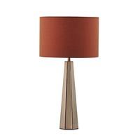 ULT4264 Ultra Table Lamp With Orange Linen Shade