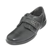 Ultimate Comfort Leather Shoes, Black, Size 7, Leather