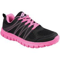 Ultra Lightweight Trainers, Ladies?, Black/Pink, Size 8