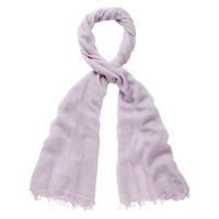 ultra fine cashmere scarf lavender grey one size