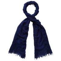 ultra fine cashmere scarf deep sapphire one size