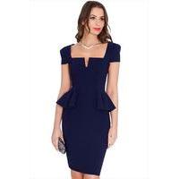 Ultra Flattering Peplum Dress