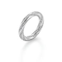 Ultra White Gold Ring - Ring Size L