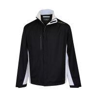 Ultralite Performance Mens Waterproof Golf Jacket - Black/White