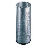 UmbrellaWaste Bin Perforated Silver 310253