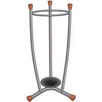 umbrella stand with removable drip tray metal finish wood trim 15 umbr ...