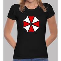 umbrella corp, girl, manga short, black