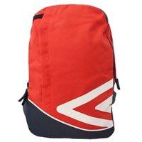Umbro Pro Training Large Schoolbag/Backpack - Red/Dark Navy/White