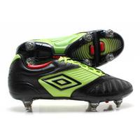 Umbro Geometra Pro-A SG Football Boots (Black-Green)