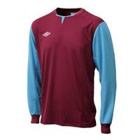 Umbro Aston LS Teamwear Shirt (light (maroon)