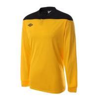 umbro cosmos ls teamwear shirt yellow