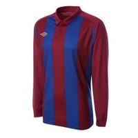 Umbro Clifton LS Teamwear Shirt (red-blue)