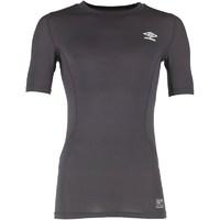 Umbro Mens Compression Baselayer Top Black