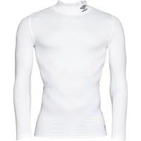 Umbro Mens Compression Baselayer Mock Neck Top White