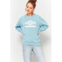 umbro pale blue logo sweatshirt blue