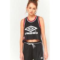 umbro logo tank top black