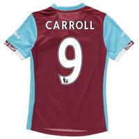 Umbro West Ham United Carroll Home Shirt 2016 2017 Junior