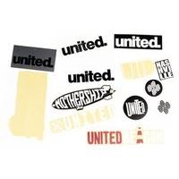 united assorted sticker pack