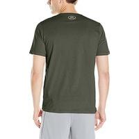 Under Armour 2016 Mens Charged Cotton SS T Shirt - Artillery Green - L