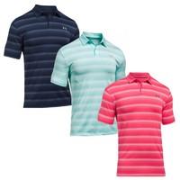 under armour coolswitch bermuda stripe polo shirts