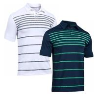 Under Armour Coolswitch Brassie Stripe Polo Shirts